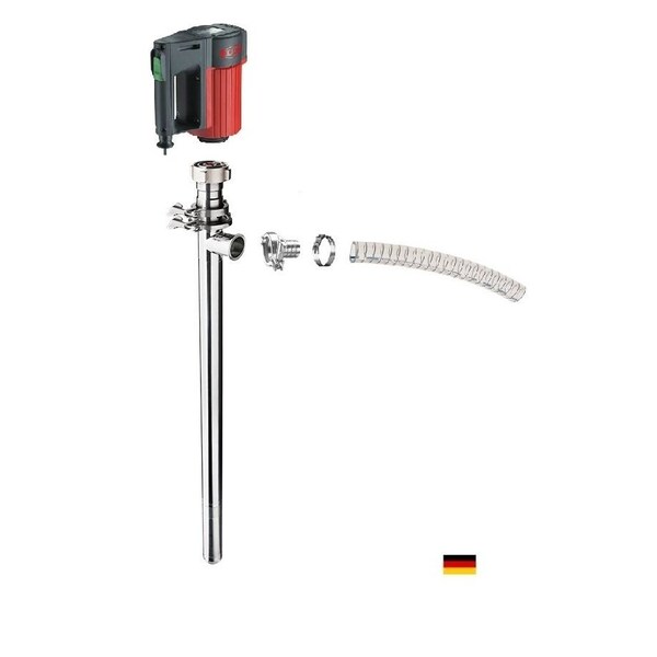 Flux Pumps Drum Pump Tube, Stainless Steel, 39in Long, Motor 120V, 60Hz, 1ph 800 Watts Power 24-ZORO0313 - main